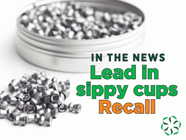 In the news – Lead in children’s sippy cups