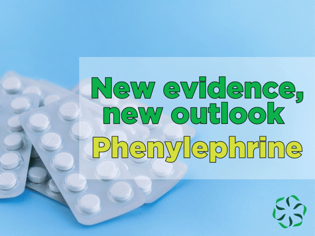 New evidence, new outlook: phenylephrine