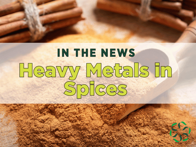 In the news – Heavy Metals in Spices